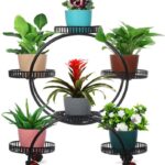 Metal Plant Stand,4 Tiers 6 Potted Holders