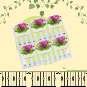 Balcony Railing Hanging Oval Plant Pot Box