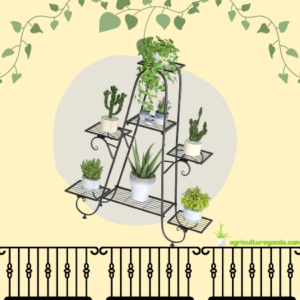 Green Gardenia Iron Plant Stand