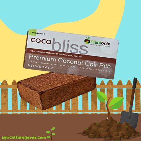 Plantonix Coco Coir Brick, OMRI Listed for Organic Use