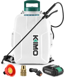 KIMO Battery Powered 3 Gallon Backpack Sprayer