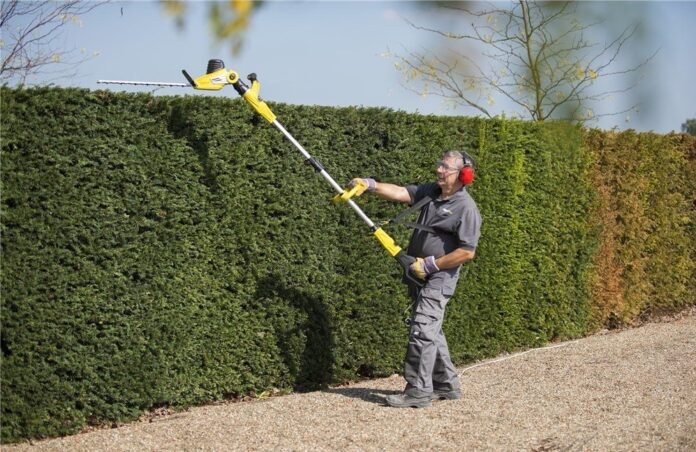 hedge trimmers with extension pole