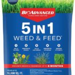 BIOADVANCED 704865U 5-in-1 Weed and Feed Lawn Fertilizer and Crabgrass Killer