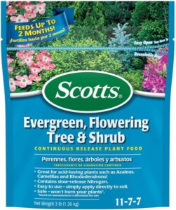Scotts Evergreen Flowering Tree & Shrub Continuous Release Plant Food