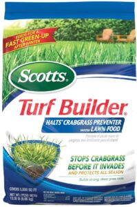 Scotts Turf Builder Halts Crabgrass Preventer with Lawn Food