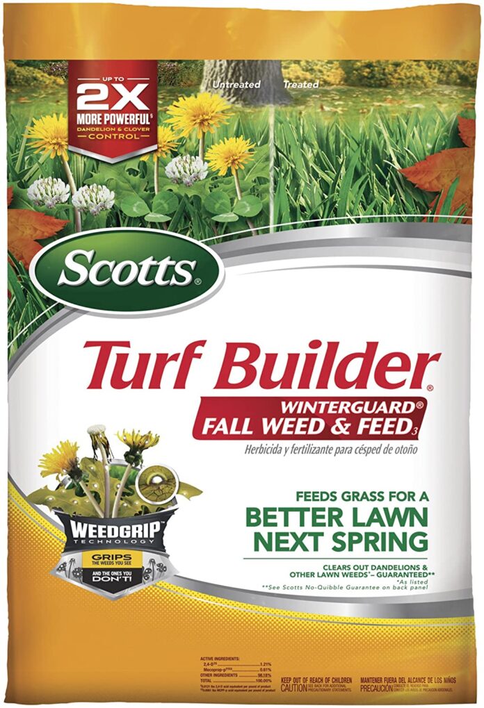 Scotts Turf Builder WinterGuard Fall Weed & Feed 3