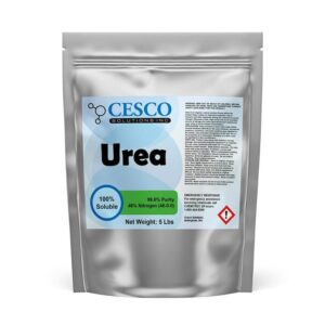 Urea Fertilizer 5lbs - Plant Food - High Efficiency 46% Nitrogen 46-0-0 Fertilizer for Indoor, Outdoor Plants